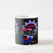 乗り放題で安全なバイク コーヒーマグカップ (中央)