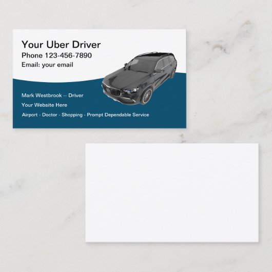 乗り最高の降りタクシー 名刺 (正面/裏面)