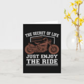 乗り物だけ楽しむの人生 カード (黄色い花)