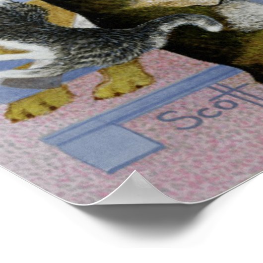 乗り物に沿って ポスター (角)