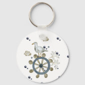 乗り物を引っ張るカモメ キーホルダー (裏面)