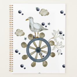 乗り物を引っ張るカモメ プランナー手帳