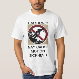 乗り物酔い Tシャツ