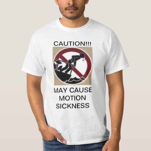 乗り物酔い Tシャツ (正面)