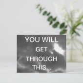 乗り越えられるよ　励ましの言葉 ポストカード (スタンド正面)