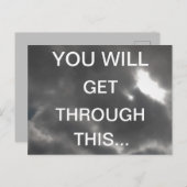 乗り越えられるよ　励ましの言葉 ポストカード (正面/裏面)