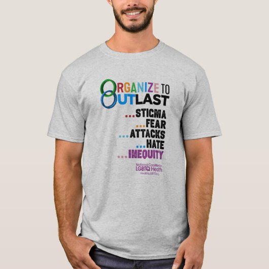 乗り越えるために整理する Tシャツ (正面)
