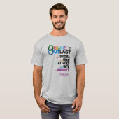 乗り越えるために整理する Tシャツ (正面フル)