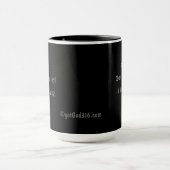乗り越えろ! gotGod316.com聖なる書物、 経典 マグカップ (中央)