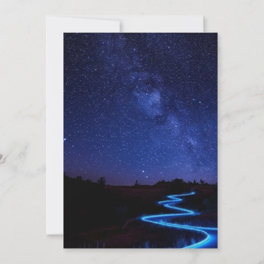 乗り越え – モトクロス/バイクテーマ誕生日 招待状 (裏面)