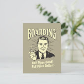 乗ること: 半分の管のよく完全なよりよい ポストカード (スタンド正面)