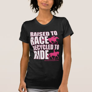 乗るためにリサイクルされる競争に上げられる Tシャツ