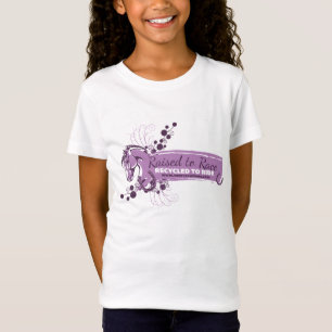 乗るためにリサイクルされる競争に上げられる Tシャツ