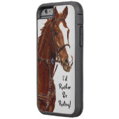 乗るほうがいい！馬箱 Case-Mate iPhoneケース (裏面左)