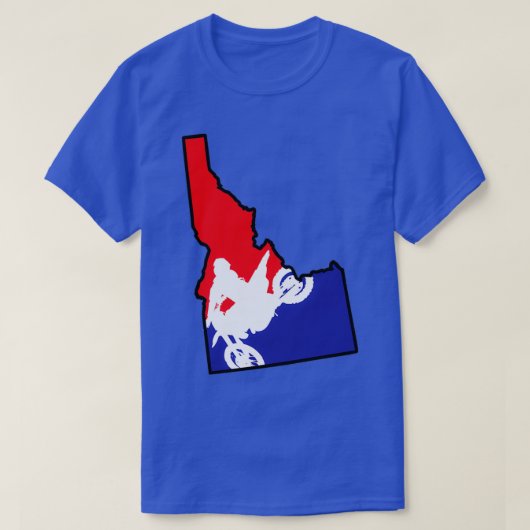 乗るアイダホ・モト Tシャツ (デザイン正面)