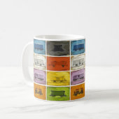 乗るチケット：列車 コーヒーマグカップ (正面左)