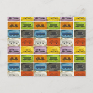 乗るチケット：列車 ポストカード