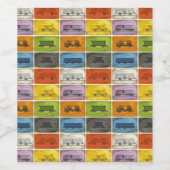 乗るチケット：列車 ワインラベル (シングルラベル)