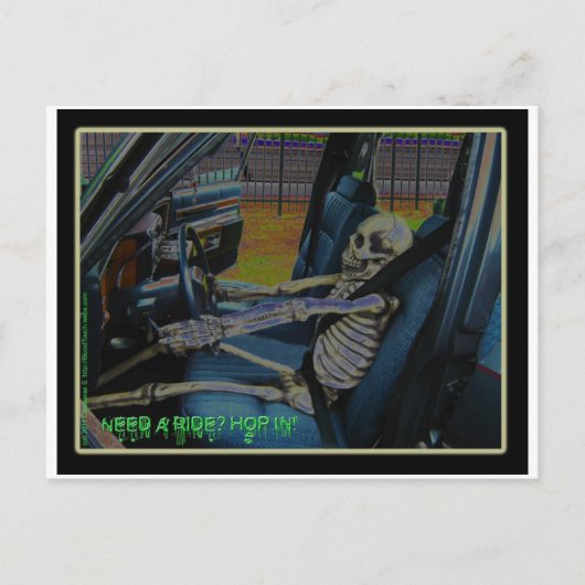 乗る必要がある?はがき ポストカード (正面)