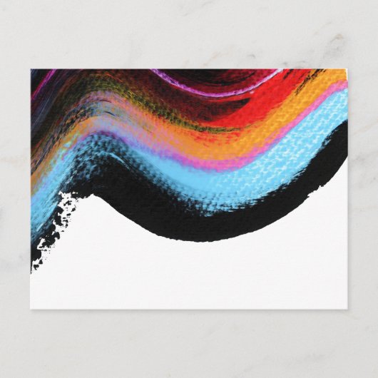 乗る抽象芸術 ポストカード (正面)