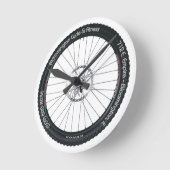 乗る時間! ラウンド壁時計 (傾斜)