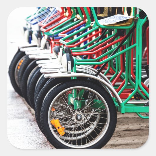 乗る準備ができている スクエアシール (正面)