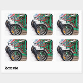 乗る準備ができている スクエアシール (シート)