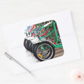 乗る準備ができている スクエアシール (封筒)