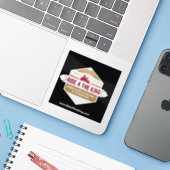 乗る4キングクリスチャンのオートバイシール シール (ノートパソコンとiPhone)