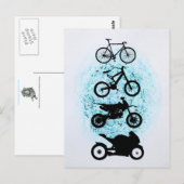 乗る ポストカード (正面/裏面)