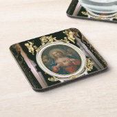 乗るSchoからのキリストの神聖なハート、 コースター (左側)