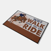 乗れるときに歩く理由 ドアマット (アングル)