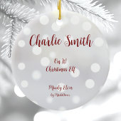 乗れ！クリスマス小妖精や小人セラミックオーナメント セラミックオーナメント