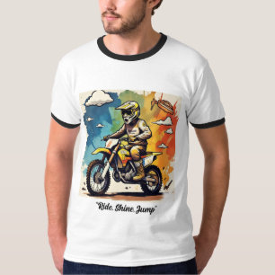 「乗れ、シャイン遊」 Tシャツ