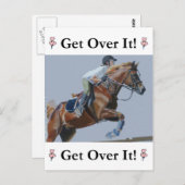 乗れ！馬のジャンパー ポストカード (正面/裏面)