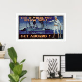 乗れ！(US02156) ポスター (ホームオフィス)