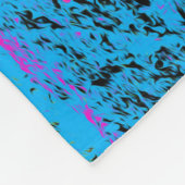 乗ろう! – マウンテンバイクもしくは自転車に乗る人 フリースブランケット (角)