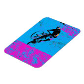 乗ろう！ – マウンテンバイクもしくは自転車に乗る人 マグネット (左側)