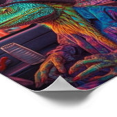 乗サイケデリックり物のトカゲ ポスター (角)