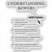 乗務員おもしろいの生活の定義 シール (正面)