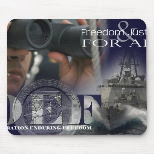 乗務員イラストレーション マウスパッド (正面)