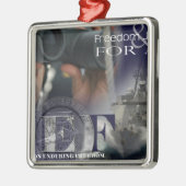 乗務員イラストレーション メタルオーナメント (左)