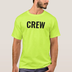 乗務員セーフティグリーン両面プリントスタッフメニュー Tシャツ