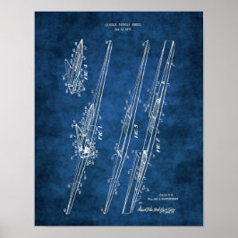 乗務員ボートのポスター特許図ボート貝 ポスター