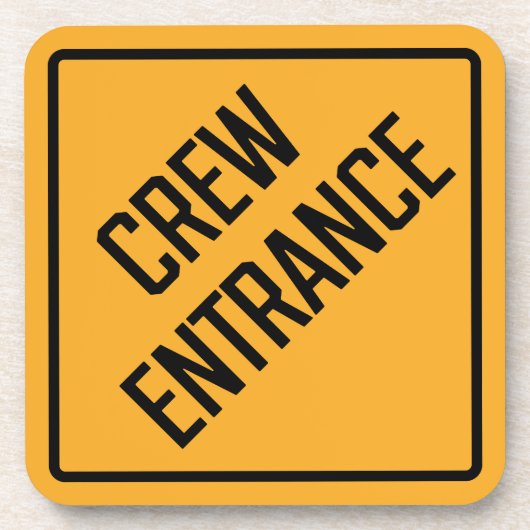 乗務員懸命プラスチックコースター コースター (正面)