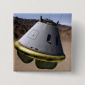 乗務員探査車の概念 缶バッジ (正面)