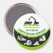 乗務員用磁石及び土台移動用トラック マグネット (正面/裏面)