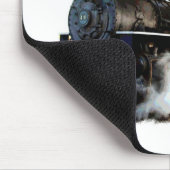 乗客の蒸気の列車 マウスパッド (コーナー)