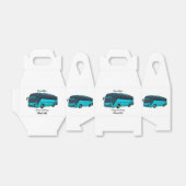 乗客モダンバス漫画イラストレーション フェイバーボックス (折り畳みなし)