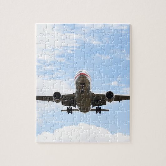 乗客飛行機 ジグソーパズル (縦)
